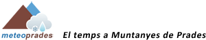El temps a les muntanyes de Prades