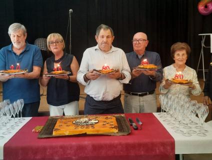 La gent gran de Capafonts celebra la tradicional Festa d’Aniversaris